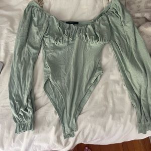 Forever 21 Light Green bodysuit